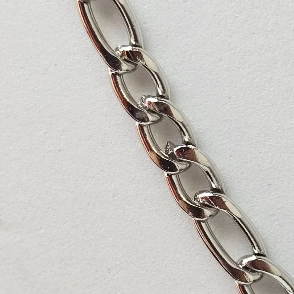 Stainless Steel Figaro Chain Bracelet 5mm Unisex Silver 8